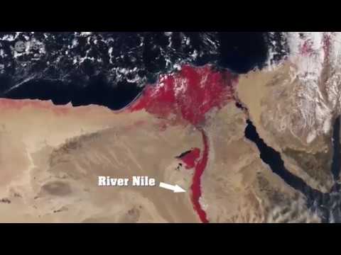 River Nile Turns Blood Red On Nasa Satellite Image End Times River Nile Turns Blood Red On Nasa Satellite Image End Times Prophecy