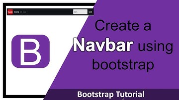 Create a Bootstrap Navbar || Bootstrap Tutorial For Beginners ||