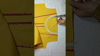 Neck design//new style neck design full sctich #shorts #diy #stitching