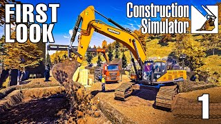 CONSTRUCTION SIMULATOR | FIRST LOOK! - Episode 1 screenshot 2