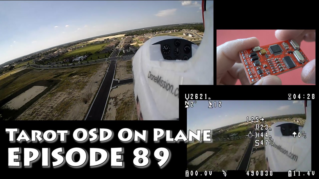 Tarot OSD TL300L and Skyzone 700D DVR Flight Test YouTube