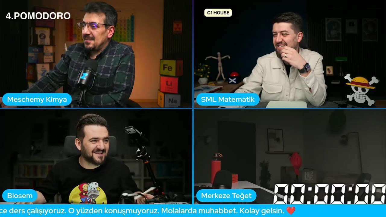 YKS ye SON 124 Beraber Ders Çalışıyoruz. Pomodoro ❤️ | ZEDUVA SINIFI Sanal Kütüphane