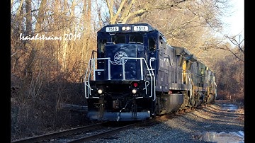 Sounds Of The C40-8 - GE 7FDL-16 Prime Mover Idling For 20 Minutes!