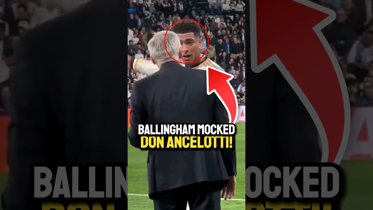 Why Bellingham doesn't pickup Carlo Ancelotti's phone calls?🤣☠
