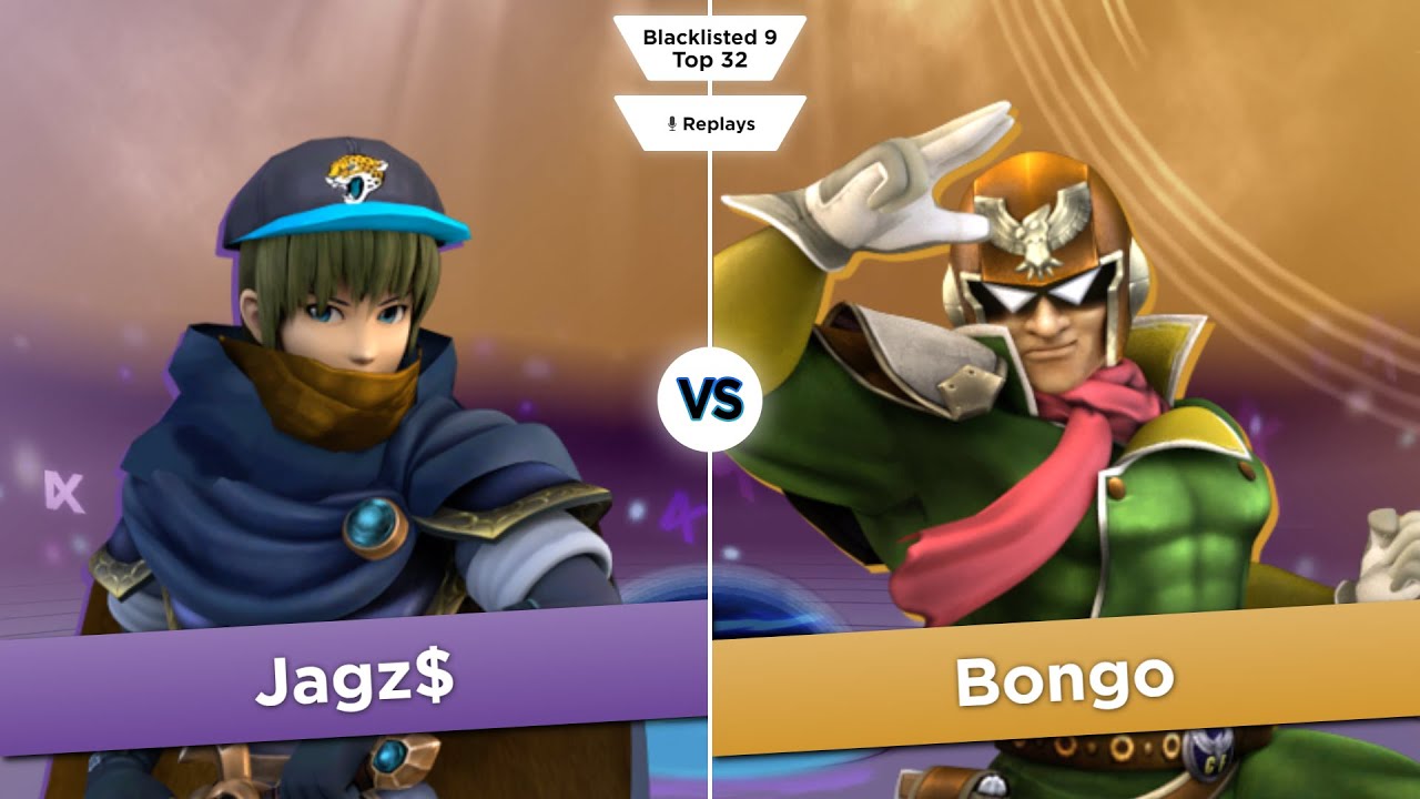 Blacklisted 9 Top 32 - Jagz$ (Marth) vs Bongo (Captain Falcon)