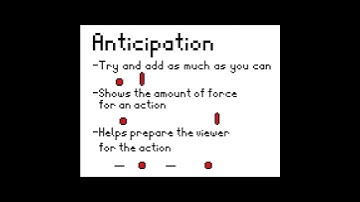 Anticipation- The 12 Principles pf Animation