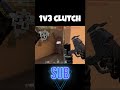 "BRIM 1v3 CLUTCH with INSANE LINEUP!"#shorts #youtubeshorts  #valorant