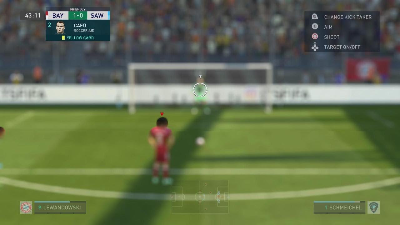 FIFA 22 blurry penalty glitch