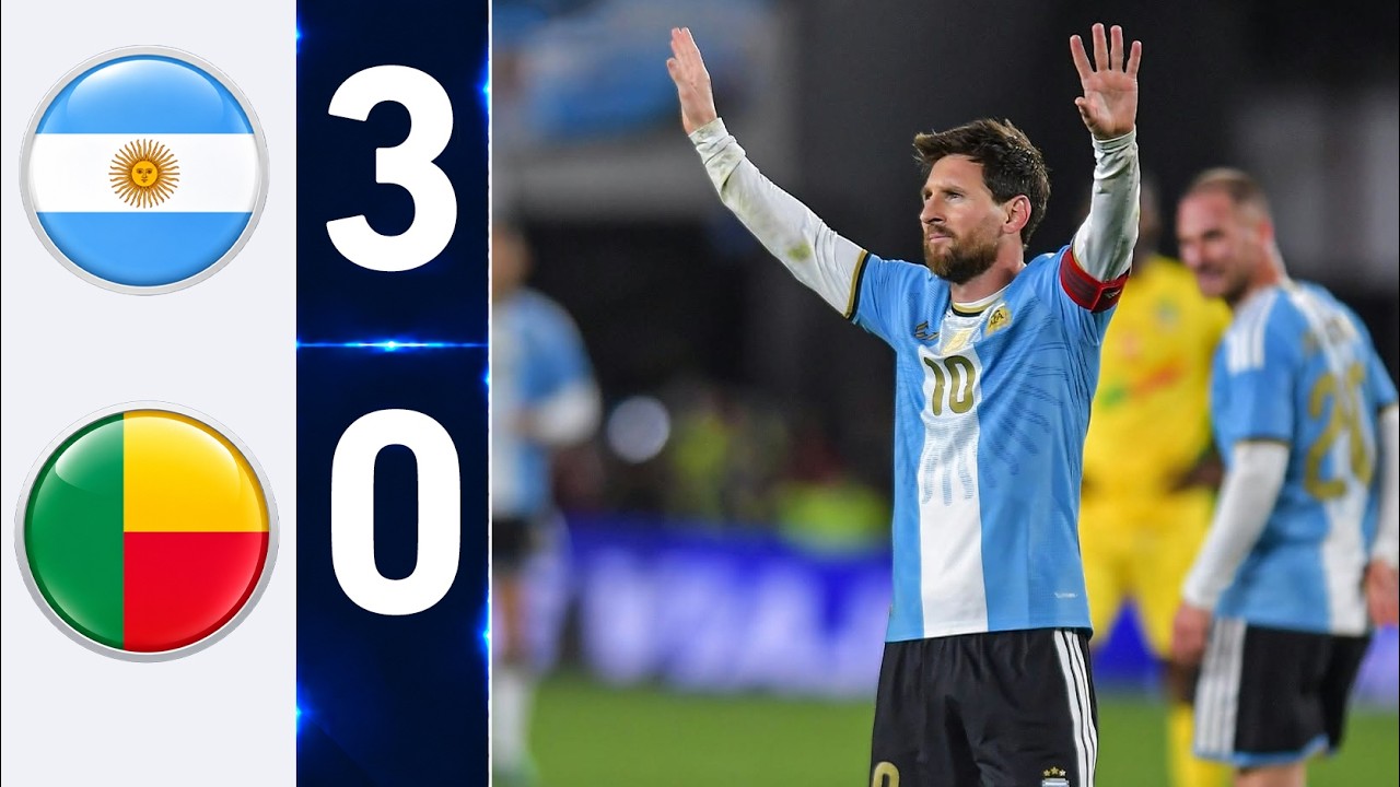 Argentina vs Benin 3-0 Highlights | Messi Farewell Match | All Goals & Extended Highlights | 2026