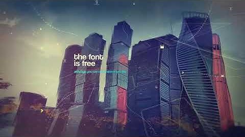 Modern Urban Parallax Slideshow Opener | After Effects template