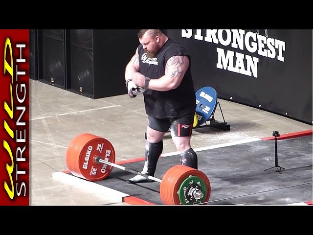 Eddie Hall Deadlift World Record 500kg (1102lbs) - Includes Full Aftermath!! class=