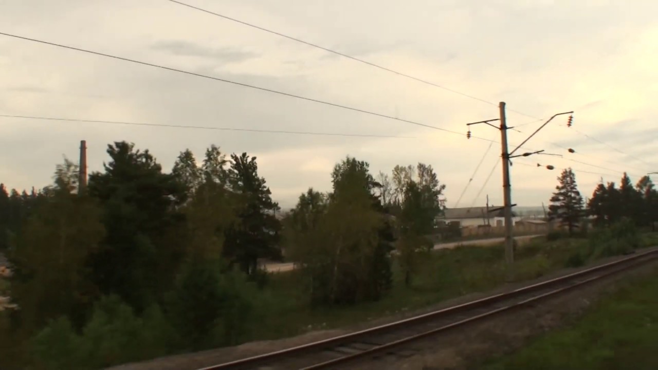 Иркутская область. Усолье -Сибирское вид из окна поезда