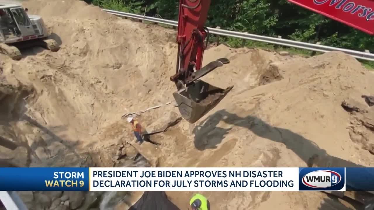 President Joe Biden approves NH disaster declaration for July storms ...