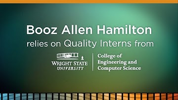Booz Allen Hamilton: Building a workforce of Wright State interns and graduates