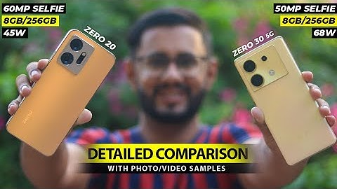 Infinix zero 30 5g vs zero 20 detailed comparison with camera and gaming test