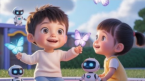 Future Kids & Robots Heart TouchingCartoon Video Innocence|•|  Future Tech