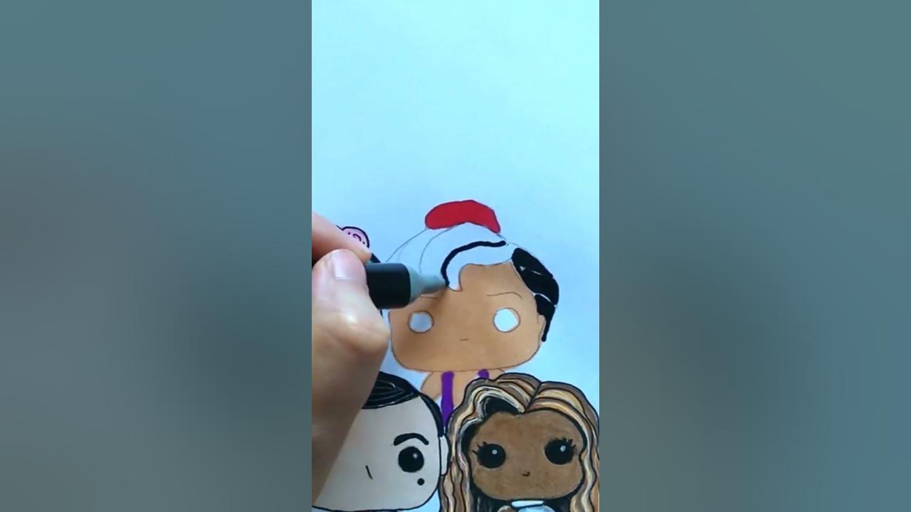 How to color Aladdin as Funko Pop #pablodraws #art #drawing #shorts #