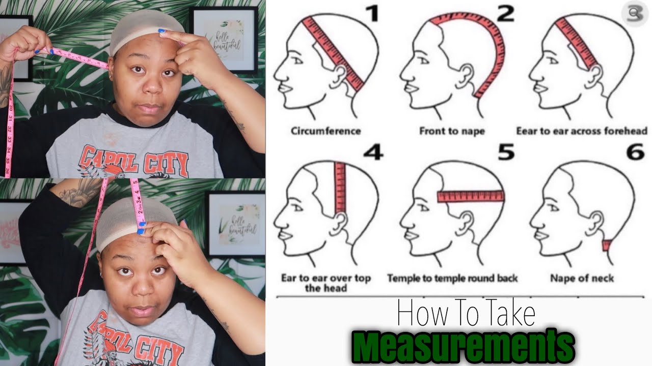 Part 1: How To Measure Your Head For A Wig Step By Step - Beginner Friendly