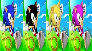 Sonic Dash - SONIC VS SHADOW VS CREAM VS BLAZE screenshot 5