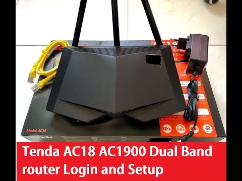 Tenda AC18 Dual band router setup