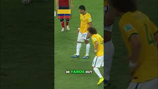 David Luiz's UNSTOPPABLE 2014 World Cup Free Kick Goal! #shorts