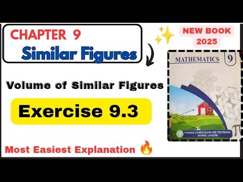 Class 9th Math New Book Exercise 9.3 | Chapter 9 Similar Figures ...