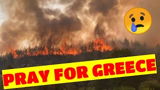 Greece Forest fire | Fire in Greece | #Greece