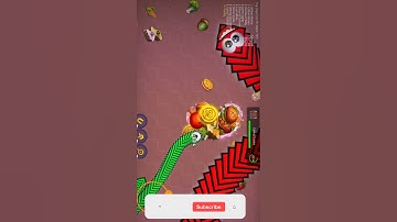 worms zone game level 8 | #shorts #short #gameplay #wormszoneio #android #androidgames