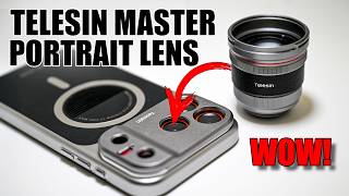 Incredible Portraits with Your iPhone! TELESIN 200mm Master Portrait Lens