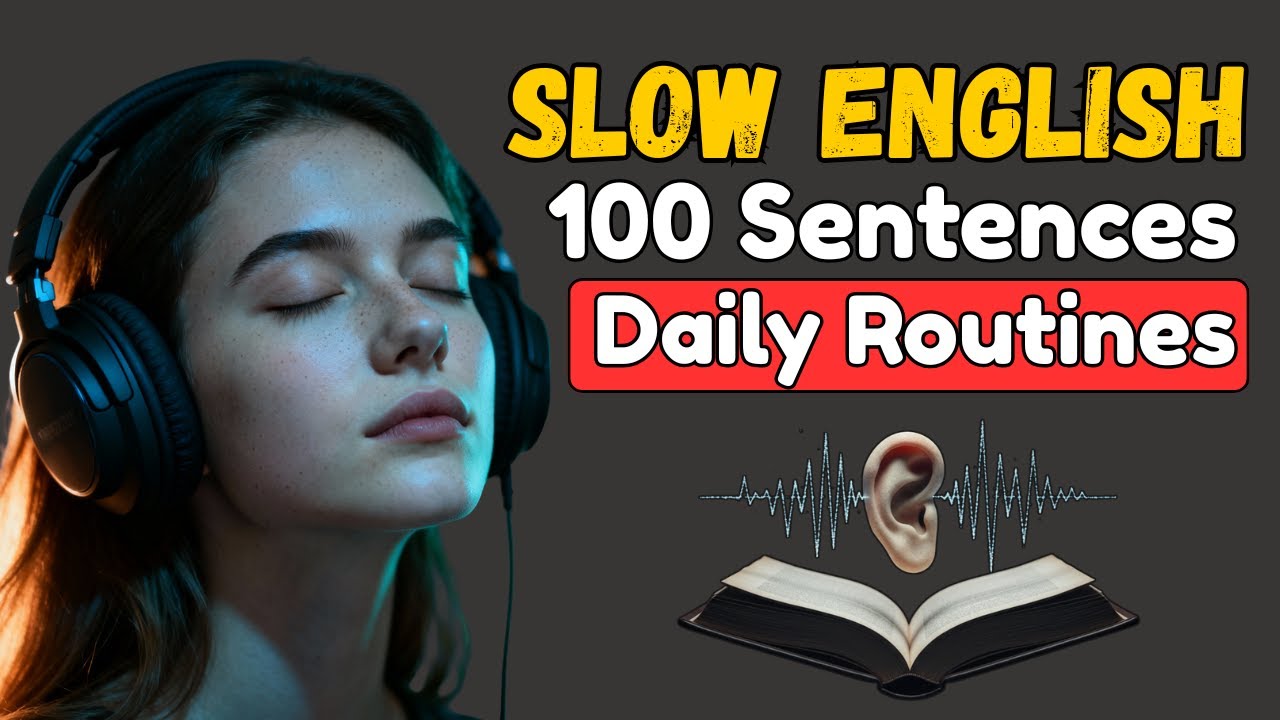 Daily Routine English Speaking Practice Slow English for Beginners A1 ...