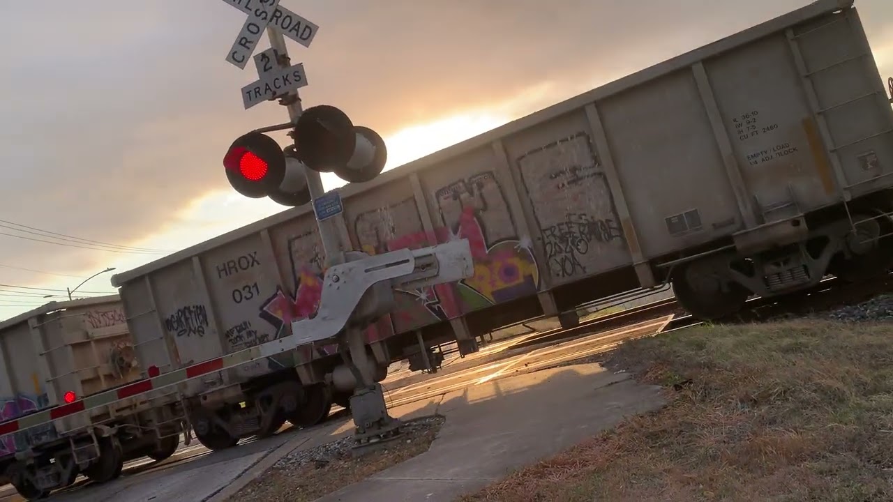 Southbound Union Pacific rock train at dittmar road in south Austin Texas on 3/7/26