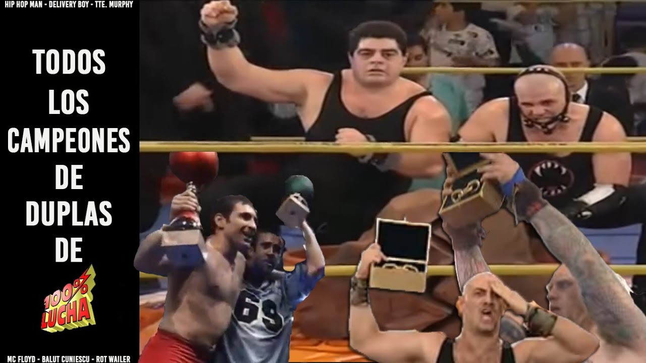 Todos los Campeones de Duplas de 100% Lucha