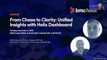 Webinar: From Chaos To Clarity  Unified Insights with Helix Dashboards