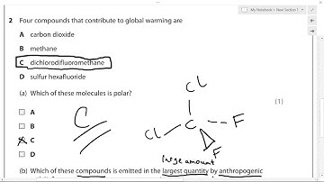 Edexcel AS IAL Chemistry Unit 1 Question Paper May 2016 question 2 (a) Solution