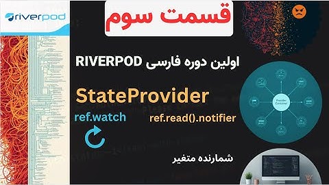 قسمت ۳: StateProvider در Riverpod | تفاوت ref.watch و ref.read + ساخت شمارنده داینامیک