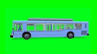 Green Screen City Bus Video || Green Screen Bus || City Bus Green Screen