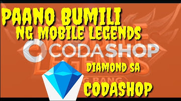 Paano Bumili ng MOBILE LEGENDS DIAMOND SA CODA SHOP