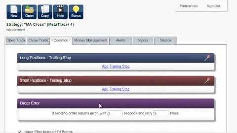 EA Builder: Create your own Binary Option and forex Indicator Auto-Trader
