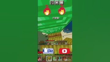 Doing amazing mlg with slime block and Haybale and twisting vines #minecraft #minecraftshorts #mlg