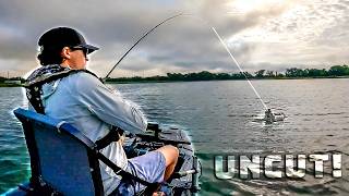 Uncut Summer Fishing A DEEP Lake LOADED With Fish!