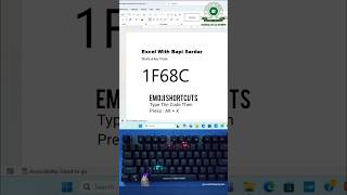 Create Bus 🚌 Emoji in Word using shortcut keys and make your documents more fun &amp; creative!
