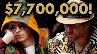 Insane 7700000 Poker Hand The Biggest Televised Pot Ever