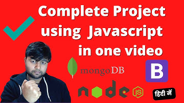 🔥Complete Dynamic Web Project Using Node Js, Express and MongoDB in one video in Hindi