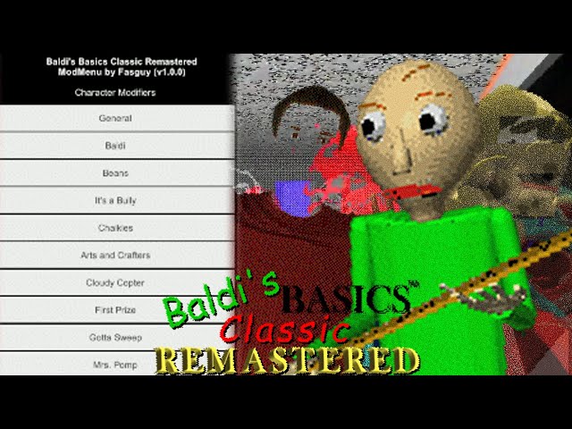 Baldi's Basics: After Hours (made using Fasguy's BBC mod menu) : r