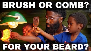 Should I Use A Beard Comb or Beard Brush?