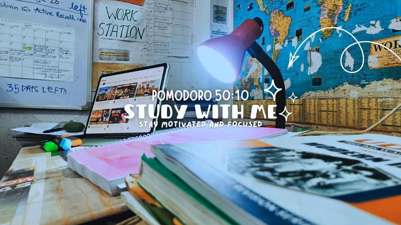 Study With Me 2 Hours of Deep Focus | Pomodoro Timer + Lo-Fi Music ...