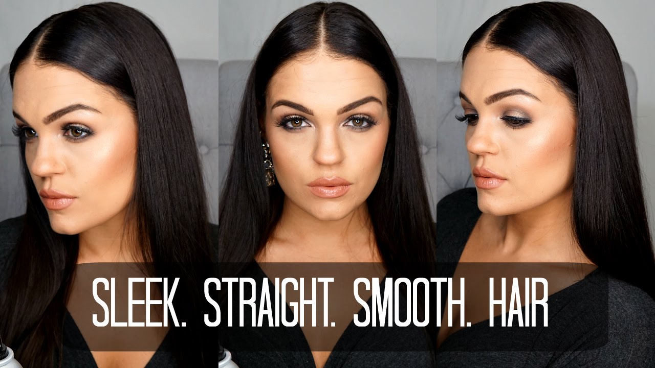 Kardashian Inspired Sleek & Straight Hair