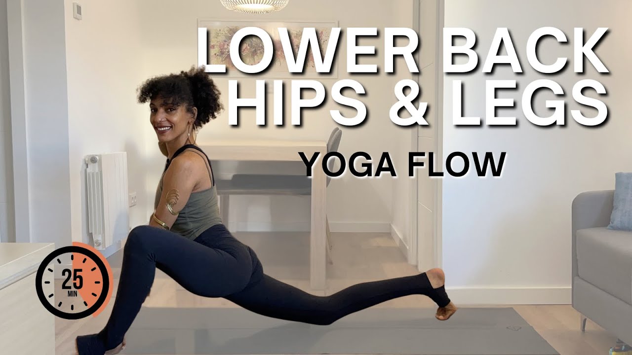 Yoga for Lower Back, Hips and Legs | Yoga Stretch to Release Tension ...