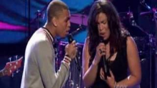 Jordin Sparks \& Chris Brown - No air LIVE American Idol 2008