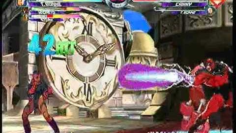 MvC2: Storm/Tron 150% Kill Sequence